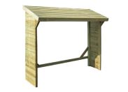 Kaminholzunterstand 02 - Abmessungen: 210 x 50 x 182 cm (L x B x H)