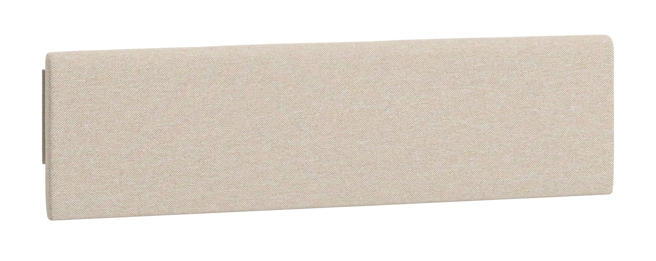 Kopfteilpolsterung  für Einzelbett / Gästebett Aegir 32 / 33 / 34, Farbe: Beige, Maße: 34 x 105 x 4 cm