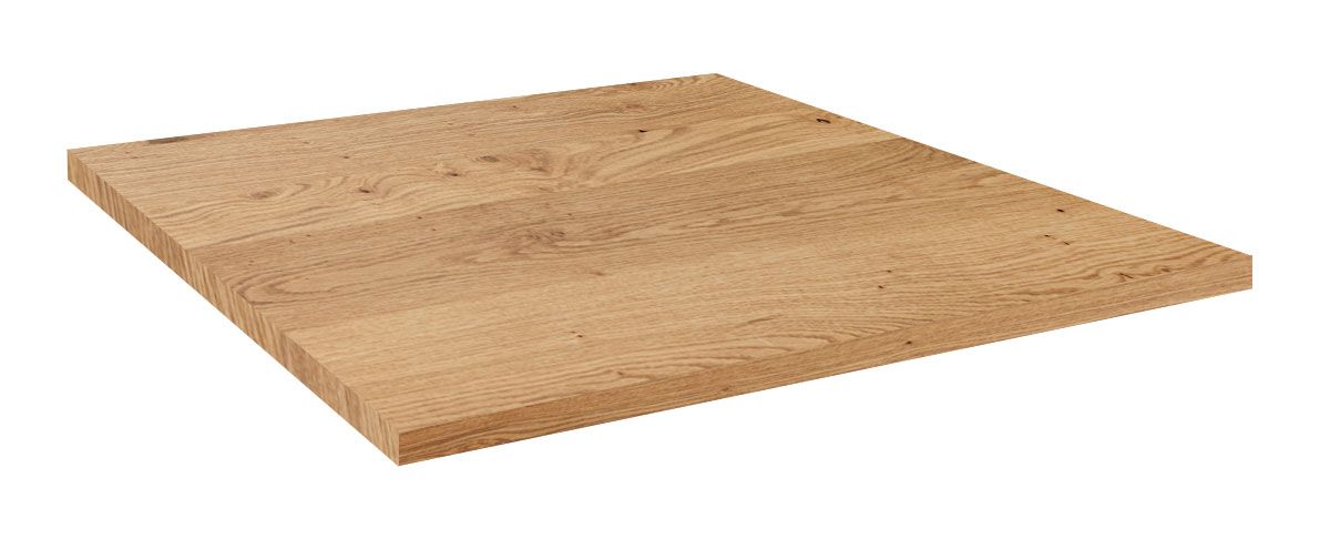 Einlegeboden 50 cm für Kleiderschrank Thari, in Eiche Natur, Massivholz, geölte Oberfläche, 50 cm Länge