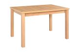 Eichenfarbener Esstisch BAIBA, Abmessung 80 x 120/150 cm (B x T), Tischplatte aus kratzfestem Laminat, stabile Holzfüße, Platz für bis zu 8 Personen