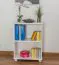 Bücherregal - 60 cm breit, Kiefer Holz-Massiv, Farbe: Weiß