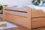 Doppelbett / Funktionsbett "Easy Premium Line" K4 inkl. 2 Schubladen und 1 Abdeckblende, 160 x 200 cm Buche Vollholz massiv Natur