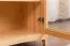 Wohnzimmerschrank, Vitrine, 100 cm breit, Kiefernholz massiv, Farbe: Natur