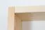 Küchenregal Hängeregal Küchen-Wandregal - 25 cm breit, Kiefer Massivholz, Farbe: Natur