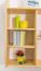 Bücherregal - 100 cm breit, Kiefer Holz-Massiv, Farbe: Natur