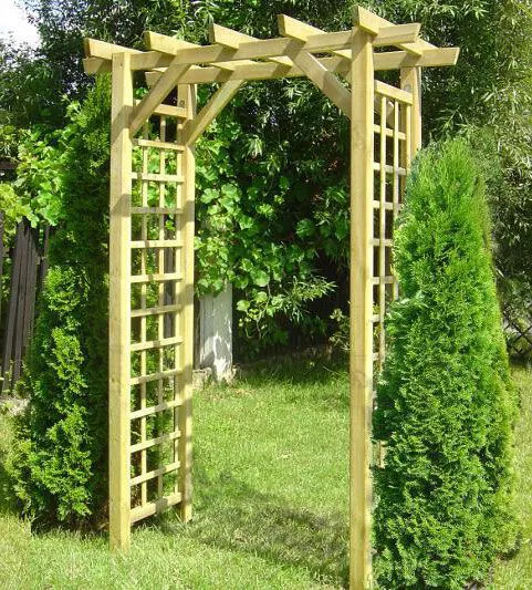 Pergola Lobata - Abmessung: 150 x 90 x 220 cm (B x T x H)