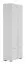 Schmaler 80 cm breiter Kleiderschrank mit 4 Türen | Farbe: Weiß Abbildung